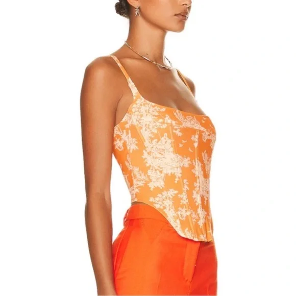Miaou Venus Corset in Clementine Toile, Size L, NWOT - Picture 2 of 9